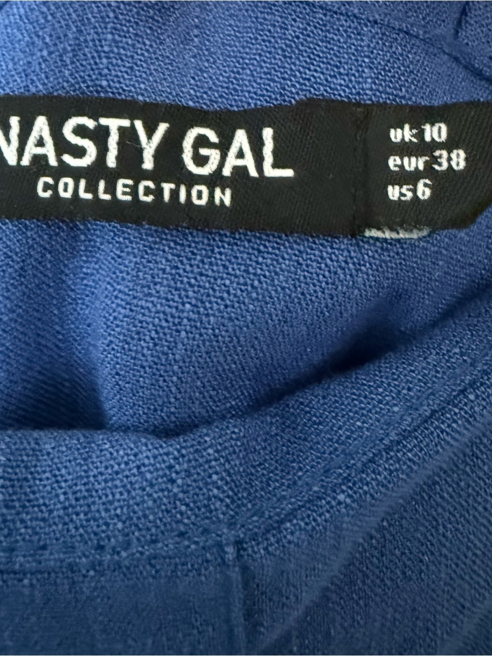 Nasty Gal Blue Jumpsuit